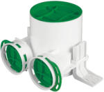 Awenta Plenum Awenta, 2 prize x Ø75 mm, ieșire Ø125 mm, debit max. 77 m³/h, suprafețe antibacteriene, antistatice, antifungice. Garanție 2 ani! (VPB125-2)