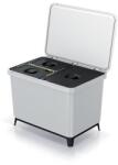 Prosperplast SYSTEMA szemetes kuka 1x23l + 2x10l hamvas szürke (NKS60W3-427C) - epenta