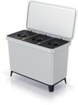 Prosperplast SYSTEMA szemetes kuka 3x10l hamuszínű (NKS45W3-427C) - epenta