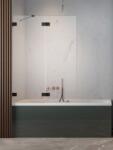 Radaway Essenza Pro Black PND II fekete kádparaván 140B (10102140-54-01L)