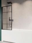 Radaway Nes Black PNJ I Factory fekete kádparaván 60B (10011060-54-55L)