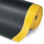  Covor industrial anti-oboseala, suprafata cu model tip bule, latime 60 cm, la metru, negru/galben M516098