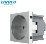 LIVOLO Modul priza Schuko inteligenta, noua generatie EC (VL-FCTC16AZ2-2IP)