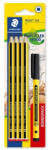 STAEDTLER Grafitceruza készlet, tűfilccel, HB, hatszögletű, STAEDTLER "Noris® 120", 8+1 db (TS120SBK8P2) - onlinepapirbolt