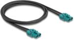 Delock HDMTD Z kábel dupla anya - HDMTD Z dupla anya 1 m (90338)