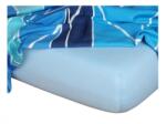 Dadka jersey lepedő, világoskék, 90×200×18 cm (02217A-SV_MODRA-A)