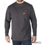 Milwaukee WT LS GR L Hosszú ujjú zsebes póló SÖTÉTSZÜRKE (L) (4932493040) (4932493040)