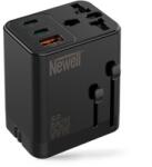 Newell GAN încărcător rapid de călătorie, 65W, priză AC, 1 port USB-A 2 porturi USB-C, mufe detașabile (NL3821)
