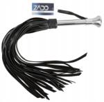 Zado Széles bőrszíjakkal és acél fogantyúval ellátott ostor (4024144212118)