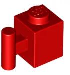 LEGO® 2921c5 - LEGO piros kocka 1 x 1 méretű, fogantyúval (2921c5)