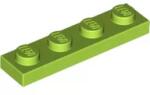 LEGO® 3710c34 - LEGO lime zöld lap 1 x 4 méretű (3710c34)