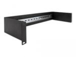 DeLock 19 DIN sin panel 2U fekete