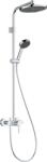 Hansgrohe Activera S Showerpipe Ecosmart 240 Varia egykaros zuhanyrendszer, króm 28875000 (28875000)