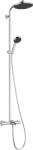 Hansgrohe Activera S Showerpipe EcoSmart 240 Ecostat Fine kádtöltő termosztátos zuhanyrendszer, króm 28871000 (28871000)