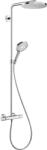 Hansgrohe Raindance S Showerpipe Ecosmart+ 240 PowderRain termosztátos zuhanyrendszer, króm 28825000 (28825000)