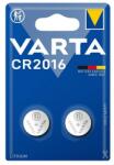 VARTA gombelem (CR2016, 3V, lítium) 2db/csomag 06016 101 402 (06016 101 402)