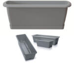 Prosperplast Udă cutia. prin sistemul RESPANA EASYCARE piatră gri 59, 3 cm