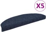 vidaXL 5 db kék tűlyukasztott öntapadó lépcsőszőnyeg 65 x 21 x 4 cm (149708)