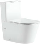 Eros ES AVVA monoblokk WC - perem nélküli - WC ülőkével komplett - mély öblítésű (82648202)