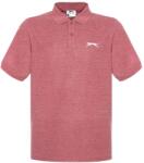 Slazenger Мъжка блуза с яка Slazenger Plain Polo Shirt Mens - Burgundy Marl