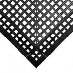 AVRubber Csúszásgátló gumiszőnyeg fekete 30x30 cm 9 darabos padlóburkoló lap uszodákba, szabadidős területekre