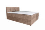 Miló Bútor Atos boxspring ágy, bézs (160 cm) - smartbutor - 264 770 Ft