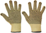 CERVA CHIFFCHAF kevlar munkavédelmi kesztyű PVC pöttyös 8 (12pár/cs) (0113000399080) - hardtools