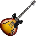 Donner DJP-1000-SB sunburst félakusztikus gitár
