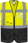 Portwest C476 Warsaw vezetői mellény Sárga/Fekete - S (PW-C476YBRS) - hardtools