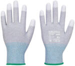 Portwest A698 MR13 ESD PU ujjvégmártott kesztyű - 12 pár/csomag Szürke/Fehér - XXL (PW-A698G6RXXL) - hardtools