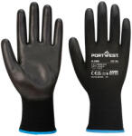 Portwest A195 Kesztyű érintőképernyős eszközökhöz - PU Fekete - S (PW-A195K8RS) - hardtools
