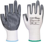 Portwest A311 Grip 13 ujjatlan nitril kesztyű (12 pár) Fehér/Szürke - M (PW-A311W7RM) - hardtools