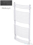 Radeco SONIA E A5-500/SLE 1180x550 törölközőszárítós radiátor, MERKURY 6 ( metál fekete) színben (Radeco_SONIA_E_A5_500_SLE_MERKURY6)