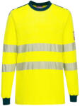 Portwest FR701 WX3 Lángálló Hi-Vis póló Sárga/Navy - S (PW-FR701YNRS) - hardtools