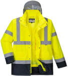 Portwest S471 Hi-Vis 4 az 1-ben Contrast Traffic kabát Sárga/Navy - XL (PW-S471YNRXL) - hardtools