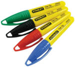 STANLEY mini jelölőfilc különböző színben (1-47-329) (1-47-329)