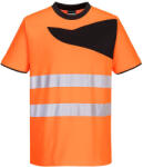 Portwest PW213 PW2 Hi-Vis póló S/S Narancs/Fekete - XXL (PW-PW213OBRXXL) - hardtools