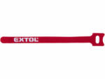 Extol kábelkötegelő 12, 0×200mm 30db, tépőzáras, többször használható (oldható), piros, ny (8856292)