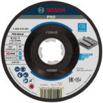 Bosch PRO Metal X-LOCK, M14 hajlított csiszolótárcsa, nagyolótárcsa 115x6x22, 23 mm, fémhez (2608619258)