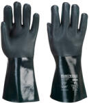 Portwest A835 Duplán mártott PVC védőkesztyű 35cm Zöld - XXL (PW-A835GNRXXL) - hardtools
