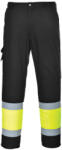 Portwest E049 Jól láthatósági kéttónusú nadrág Sárga/Fekete - M (PW-E049YBRM) - hardtools