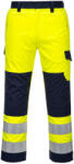 Portwest MV46 Hi-Vis Modaflame nadrág Sárga/Navy - S (PW-MV46YNRS) - hardtools