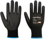 Portwest A355 NPR15 Nitril habos érintőképernyős kesztyű (12 pár) Fekete - XS (PW-A355K8RXS) - hardtools