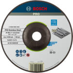 Bosch PRO hajlított csiszolótárcsa, nagyolótárcsa 180x6x22, 23 mm, inoxhoz (2608600540)