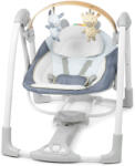 Ingenuity Swing 'n Go Chambray Átalakítható Hinta Dallamokkal Újszülött Kortól - Hordozható Kivitel, 5 Hintázási Sebesség, 9kg Súlyhatárig (074451169258)