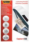Fellowes Meleglamináló fólia, 125 mikron, 54x86 mm, fényes, 50 db (IFW53966) - tintasziget