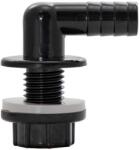 FILTRO Adaptor preaplin pentru bazin de saramura, negru, cu stut si garnitura (PREAPLIN-L) Filtru de apa bucatarie si accesorii