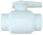 FILTRO Robinet PPR cu bila, de trecere, alb, 32 mm (PPR-ROBINET-BILA-32) Filtru de apa bucatarie si accesorii