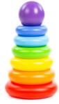 Polesie Montessori gyűrűtorony, 8 darabos 12 hó+ (WDR 62383)