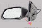 VW Polo 2005-2009 - VTK tükör bal, el. áll. , fűth. , fekete. , vill